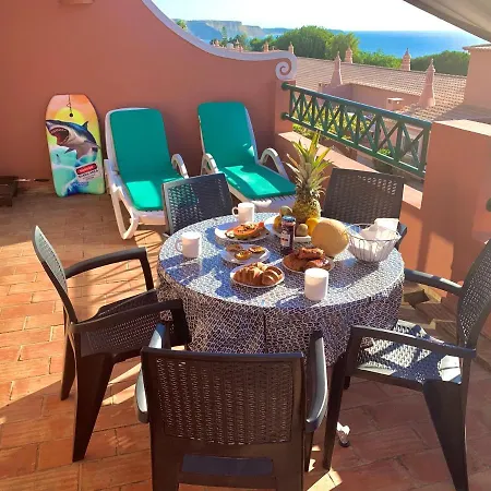 Vakantiehuis Casadaluz 86 - Porto Dona Maria Casa Do Mar , 2 Bedrooms , Amazing Sea View , Salt Water Pool , Wifi Luz